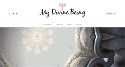 Desktop Screenshot of mydivinebeing.com