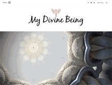 Tablet Screenshot of mydivinebeing.com